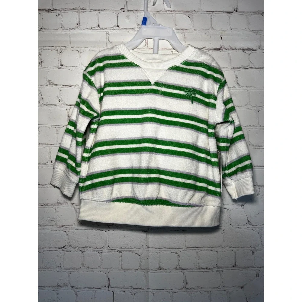 Little Co Lauren Conrad Baby Terry Cloth Striped Pullover and Shorts Set 9M‎ 6M